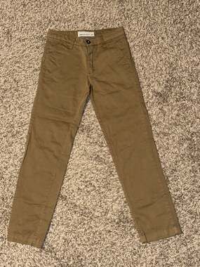 Paper Denim & Cloth Brown Boys Chino Pants Size 10